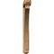 Ekena Millwork Thorton Arts and Crafts Smooth Bracket w/ Offset Brace, Western Red Cedar, 5 1/2"W x 46"D x 46"H BKT0604X46X46THR03SWR - alternate 4